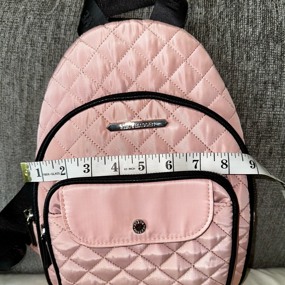 Steve Madden Blush Quilted Backpack - Picture 10 of 16